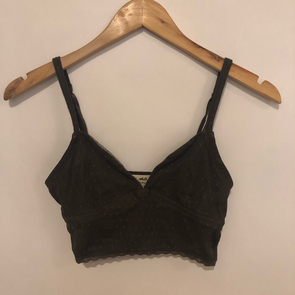 Gray Lace Bralette